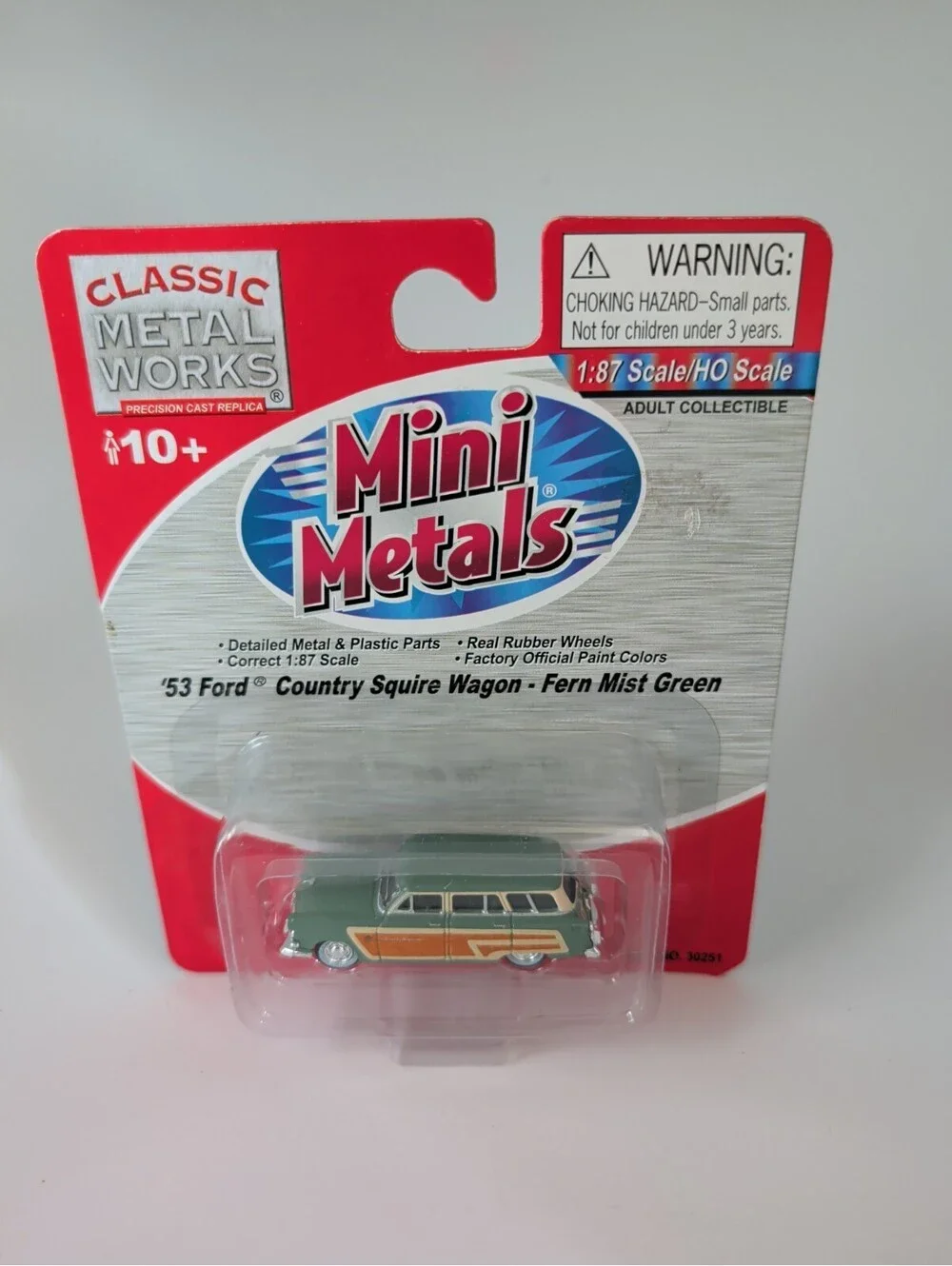 C.M.W. Mini Metals #30251  1953 Ford Country Squire Wagon 